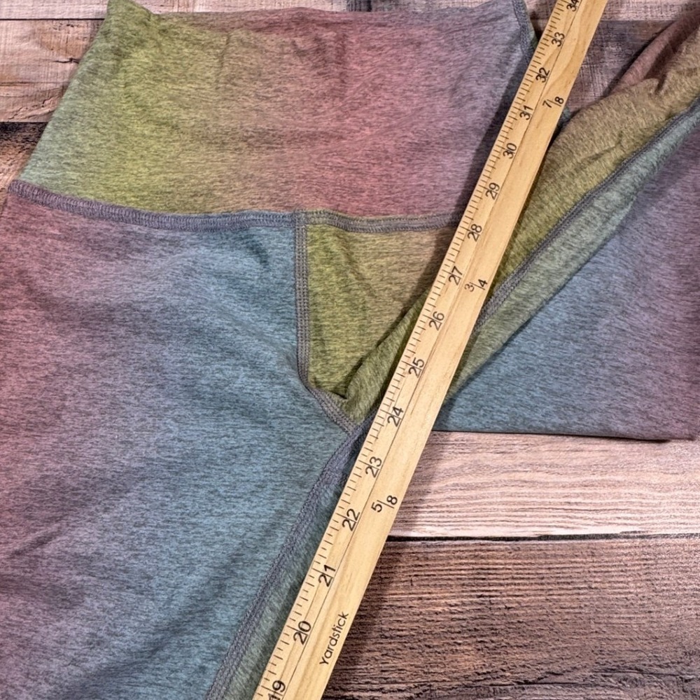 Beyond Yoga Women Leggings XS Rainbow Space Dye High Waisted Activewear Pants - Picture 7 of 9